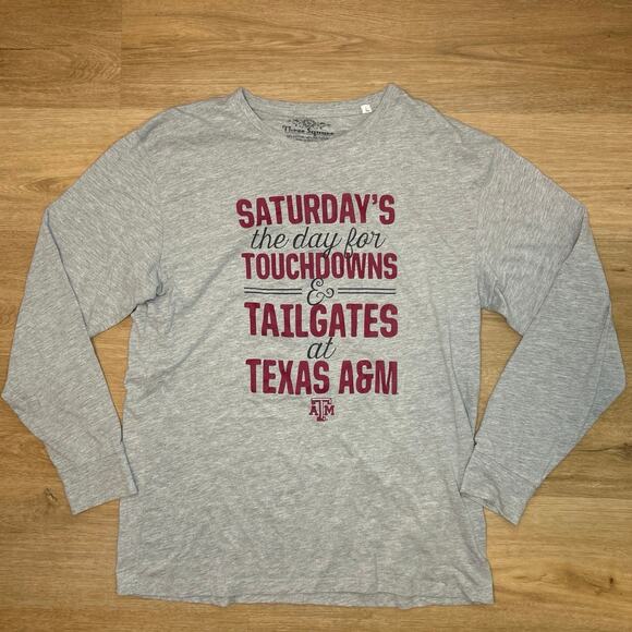 Texas A&M Men’s L Long Sleeve Shirt College Football Game Day - Picture 1 of 4